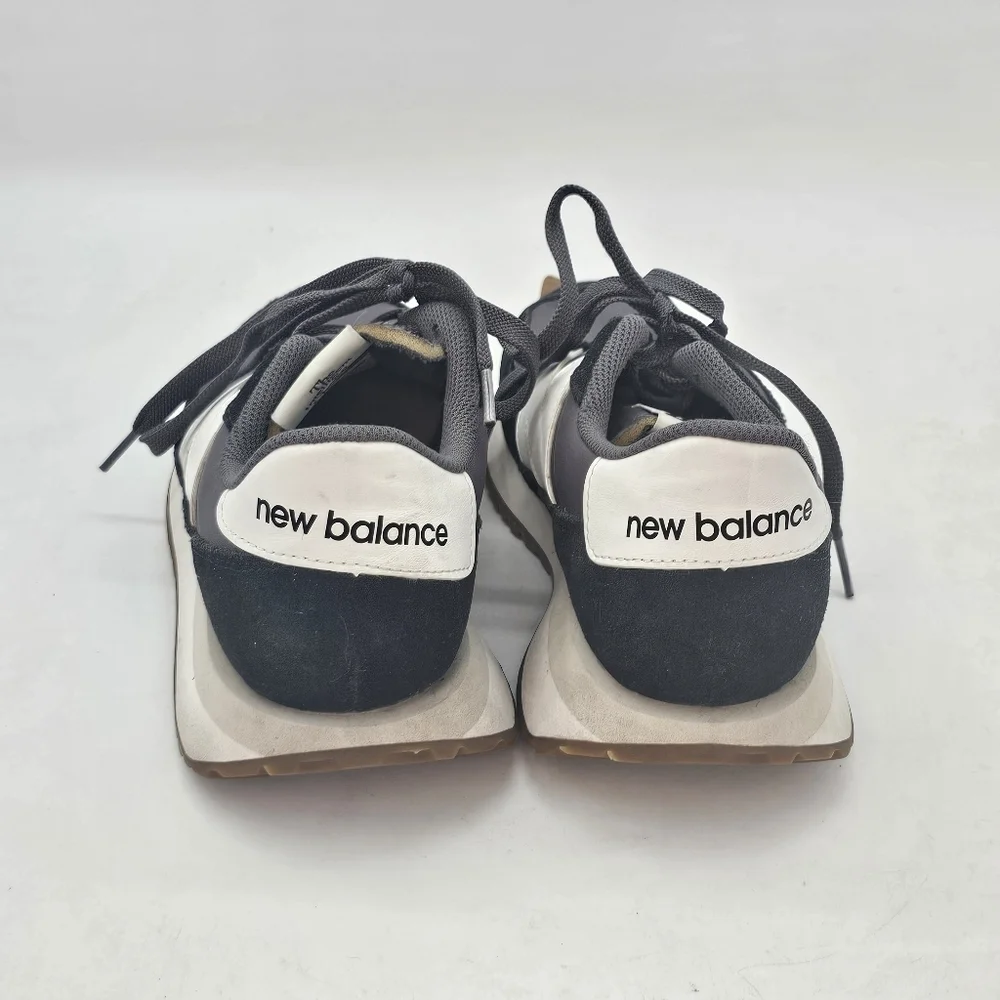 New Balance 237 Black Grey Gum Sneakers Men’s 8.5 Retro Casual Athletic